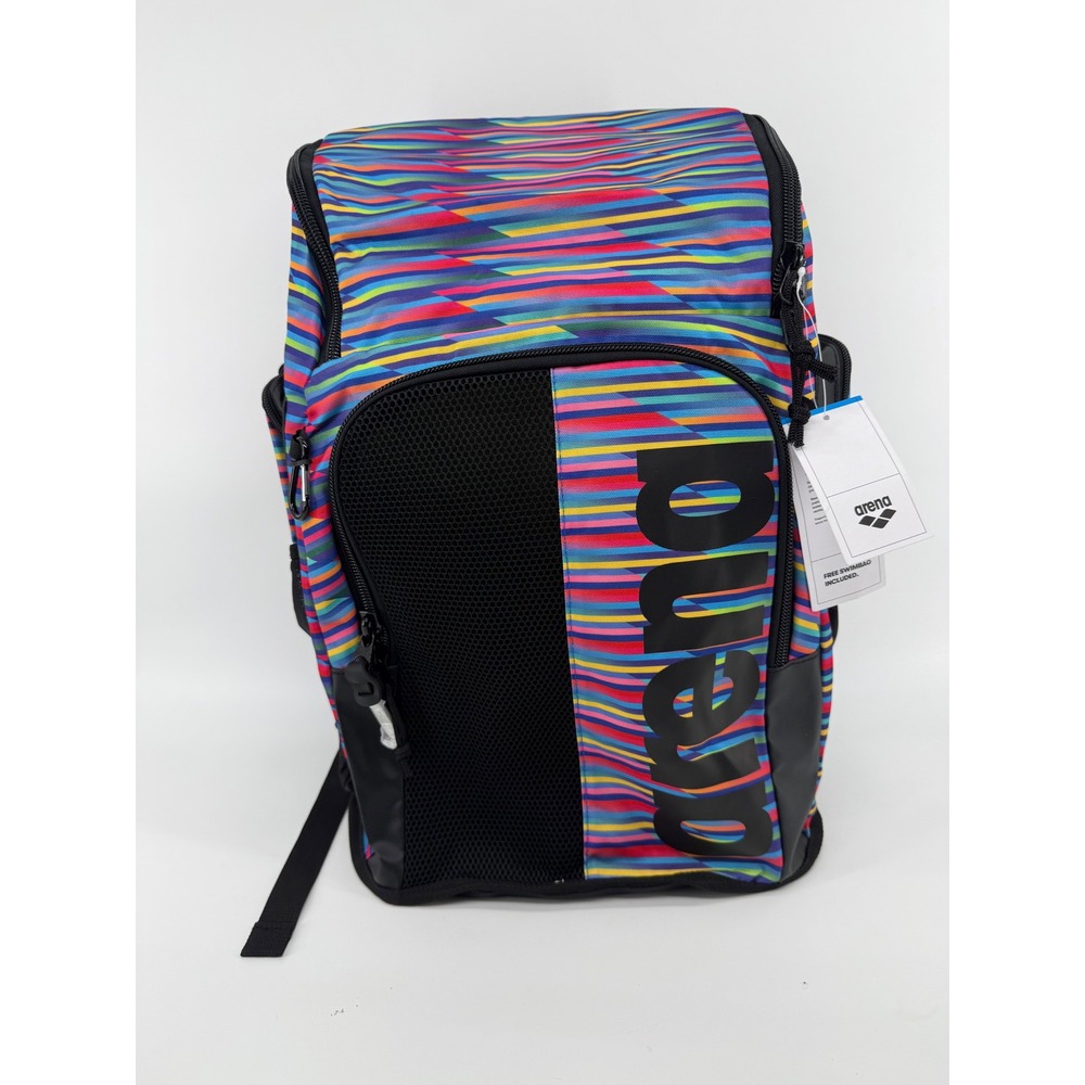 Arena Spiky‎ III Backpack 45 Stripes Swimming Athletes Sports Gym Rucksack - Picture 2 of 13